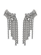 Isabel Marant Crystal Drop Chandelier Earrings - Metallic