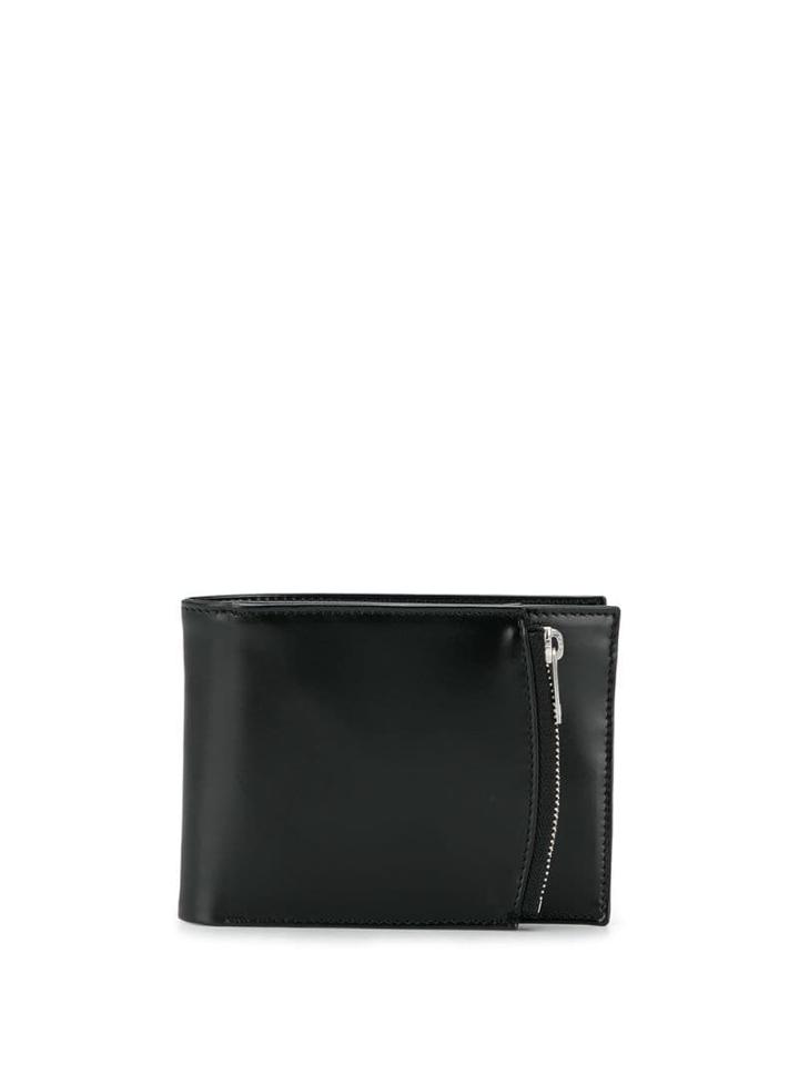 Maison Margiela Small Bi-fold Leather Wallet - Black