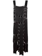 Christopher Kane - Big Rings Dress - Women - Silk/acetate/viscose/iron - 42, Black, Silk/acetate/viscose/iron