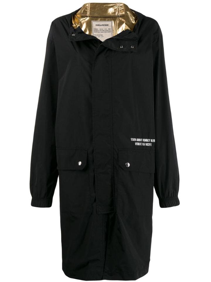 Zadig & Voltaire Hooded Parka - Grey
