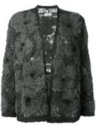 Brunello Cucinelli Tweed Cardigan - Grey