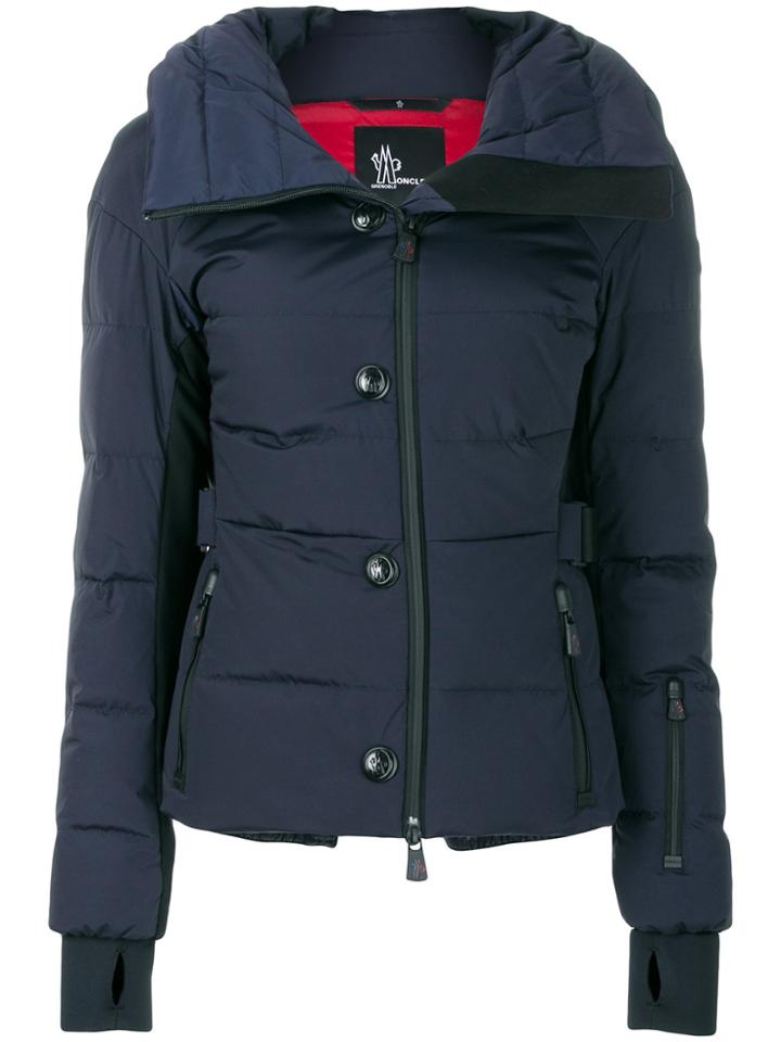Moncler Grenoble Fitted Padded Jacket - Blue