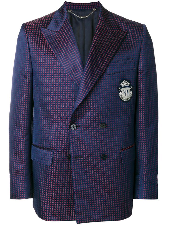 Billionaire Jacquard Blazer - Blue