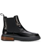 Tod's Patent Chelsea Boots - Black