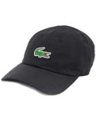 Lacoste Logo Print Baseball Cap - Black