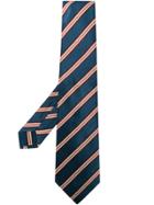 Kiton Diagonal Stripes Tie - Blue
