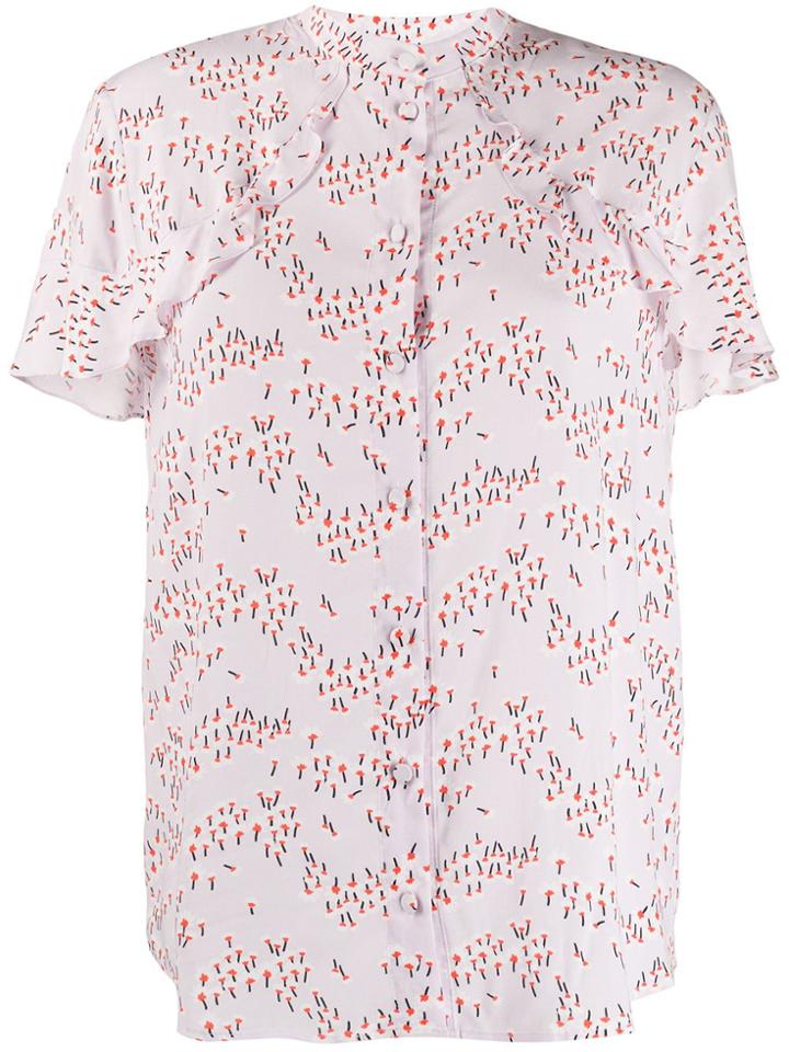 Markus Lupfer Floral-print Blouse - Pink