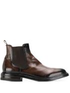 Officine Creative Elasticated Sides Ankle Boots - Brown