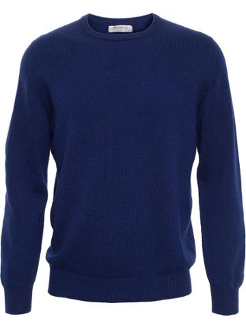 Browns Crew Neck Sweater - Blue