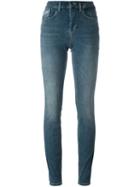 Calvin Klein Jeans High Rise Skinny Jeans, Women's, Size: 24, Blue, Cotton/polyester/spandex/elastane