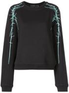 Haider Ackermann Barbed Wire Print Sweatshirt - Black