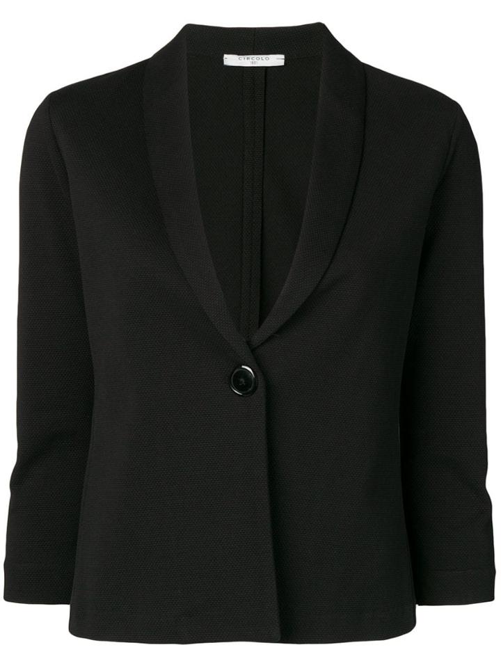 Circolo 1901 Cropped Blazer Jacket - Black