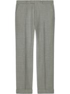 Gucci Houndstooth Wool Pant - Grey