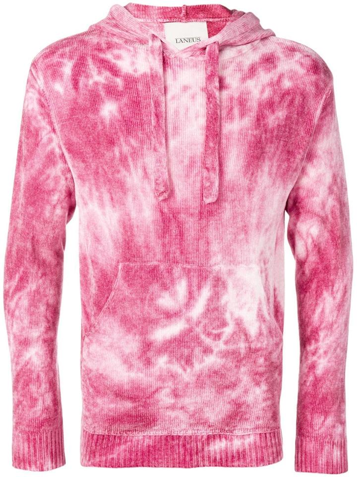 Laneus Tie-dye Hoodie - Pink