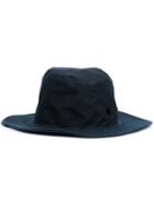Maison Michel Wide Brim Hat, Men's, Size: Large, Blue, Cotton