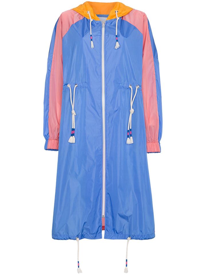 Mira Mikati Block Colour Rain Parka - Multicolour