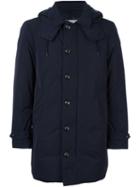Moncler 'sawtell' Padded Coat, Men's, Size: 3, Blue, Feather Down/polyamide/polyester