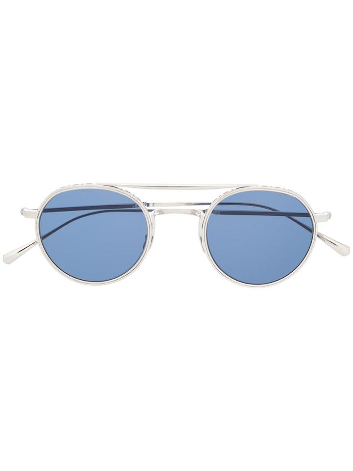 Garrett Leight Lexington 5 Round-frame Sunglasses - Metallic