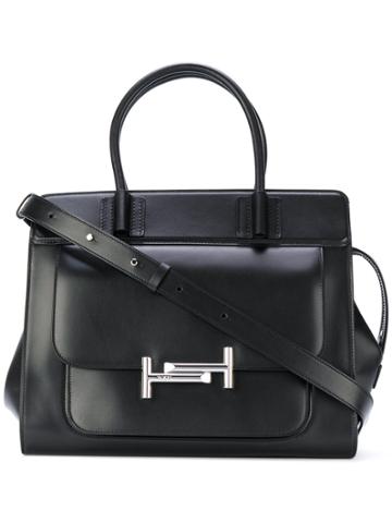 Tod's Amu Zip Satchel - Black