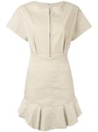 Isabel Marant Étoile - Neit Dress - Women - Cotton/linen/flax/polyamide/spandex/elastane - 40, Nude/neutrals, Cotton/linen/flax/polyamide/spandex/elastane