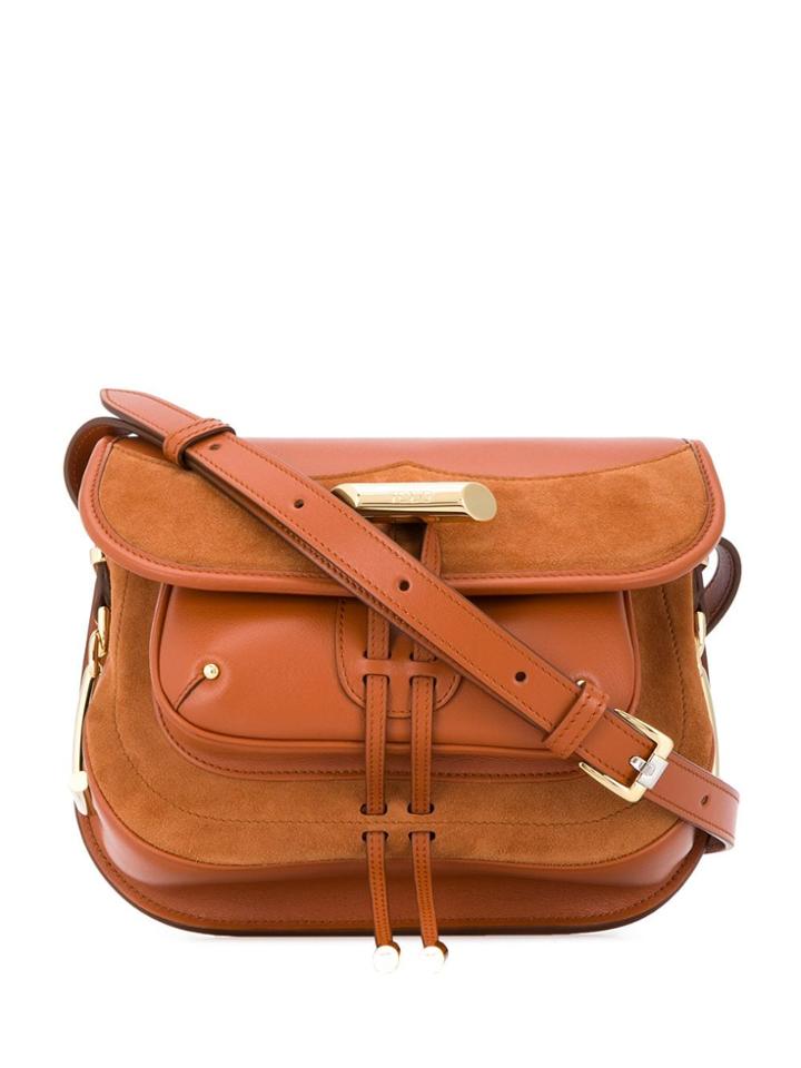 Tod's Toggle Detail Cross Body Bag - Brown