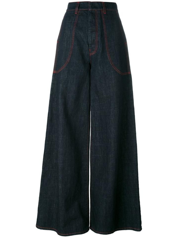 Marni Wide Leg Jeans - Blue