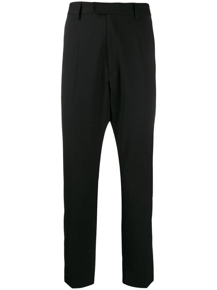 Just Cavalli Drop-crotch Tailored Trousers - Black