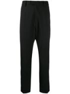 Just Cavalli Drop-crotch Tailored Trousers - Black