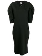 Mm6 Maison Margiela Puff-sleeve Dress - Black