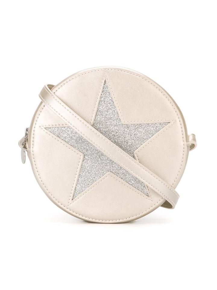 Stella Mccartney Kids Glitter Star Shoulder Bag, Girl's, Nude/neutrals