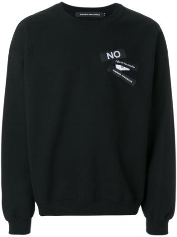 Tigran Avetisyan By Pavel An Patch Detail Sweatshirt - Black