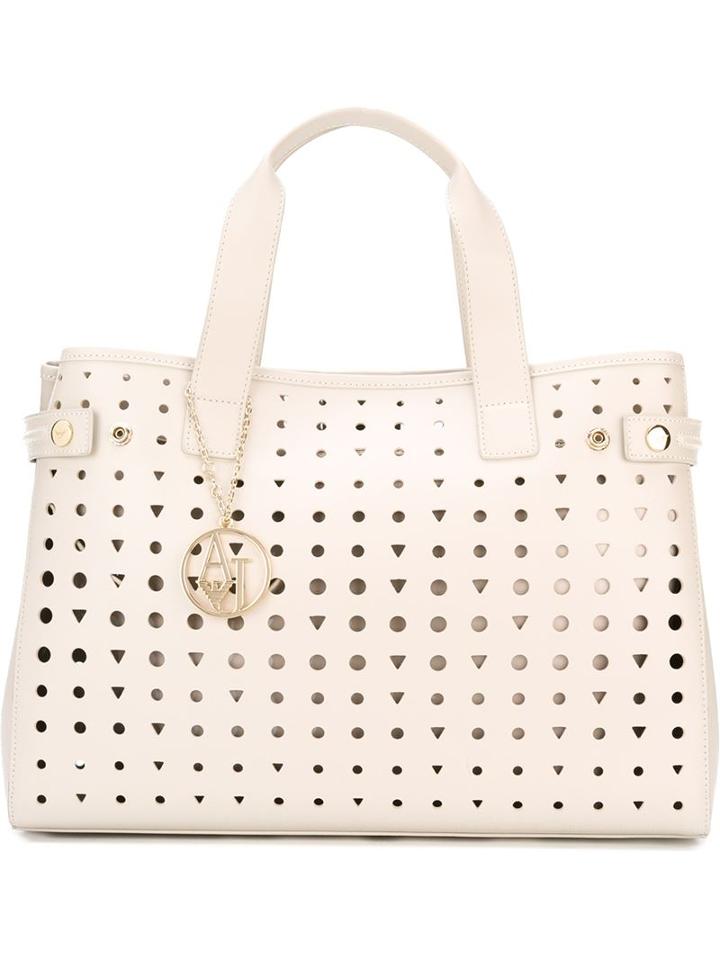 Armani Jeans Cut-out Tote Bag