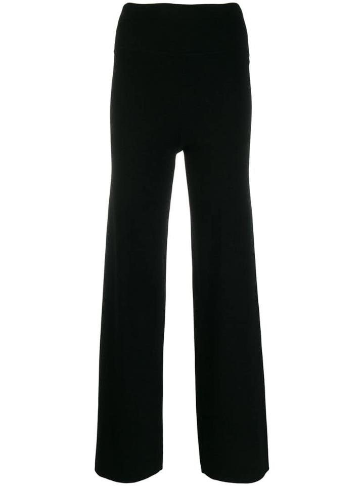 Steffen Schraut High Waisted Trousers - Black