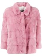 Simonetta Ravizza Atene Faux Fur Coat - Pink