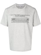 Blackbarrett Warning T-shirt - Grey