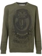 Givenchy Printed Sweatshirt, Men's, Size: Xl, Green, Cotton