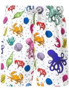 Mc2 Saint Barth Sea Life Swim Shorts - White