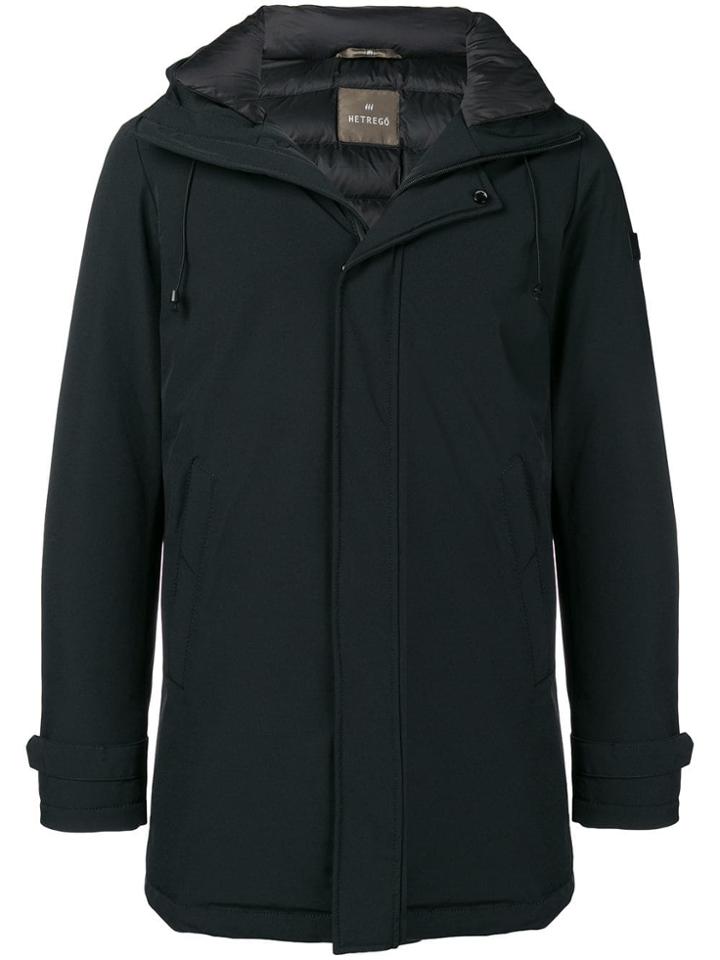 Hetregò Leon Hooded Coat - Black