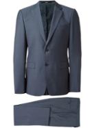 Kenzo Two Piece Suit, Men's, Size: 54, Blue, Wool/acetate/cotton/cupro