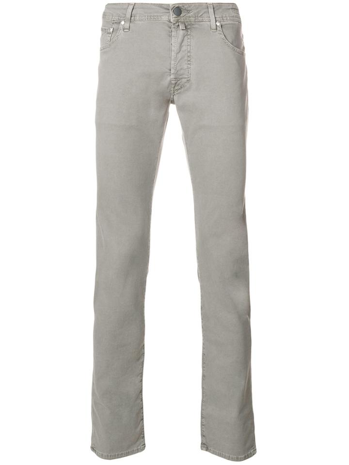 Jacob Cohen Handkerchief Slim-fit Jeans - Grey