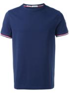 Moncler Stripe Sleeve T-shirt - Blue