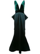 Sachin & Babi Topanga Mermaid Gown - Green