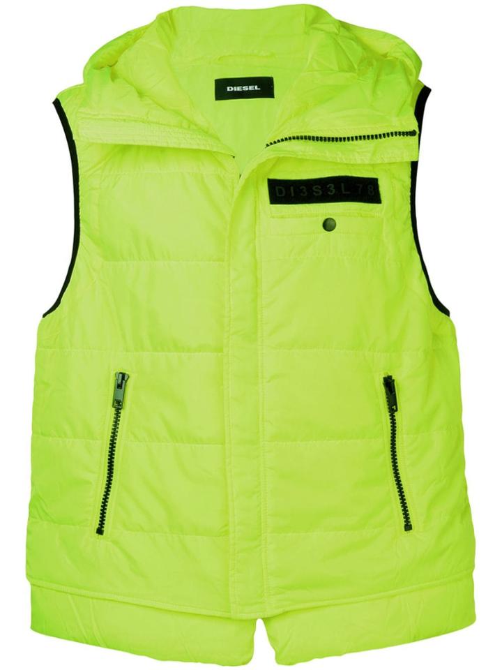 Diesel Padded Shell Vest - Yellow