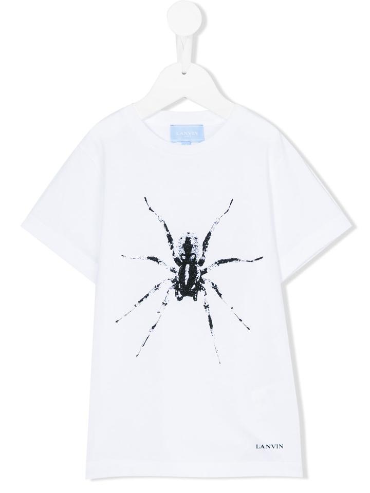 Lanvin Petite - Beaded Spider T-shirt - Kids - Cotton - 9 Yrs, White