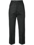 Rick Owens Drkshdw Bolan Cut Cropped Jeans - Black