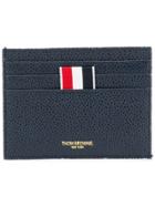 Thom Browne 4-bar Edge Stain Note Cardholder - Blue