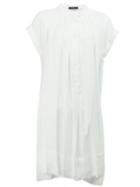 Ann Demeulemeester Front Placket Dress, Women's, Size: 34, White, Rayon