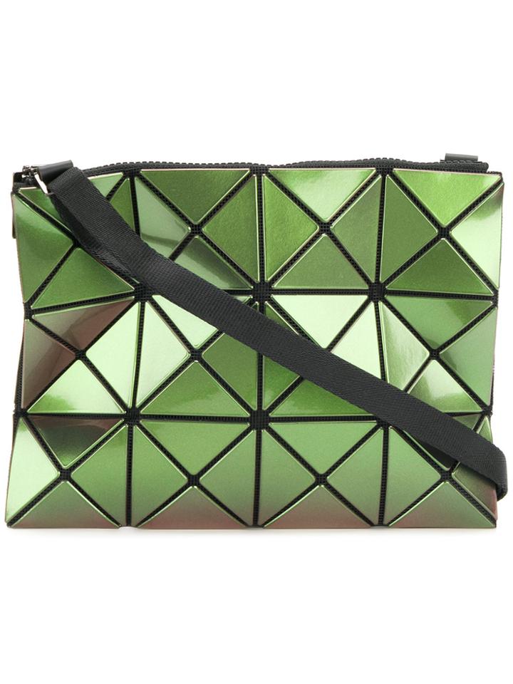 Bao Bao Issey Miyake Geometric Clutch Bag - Green