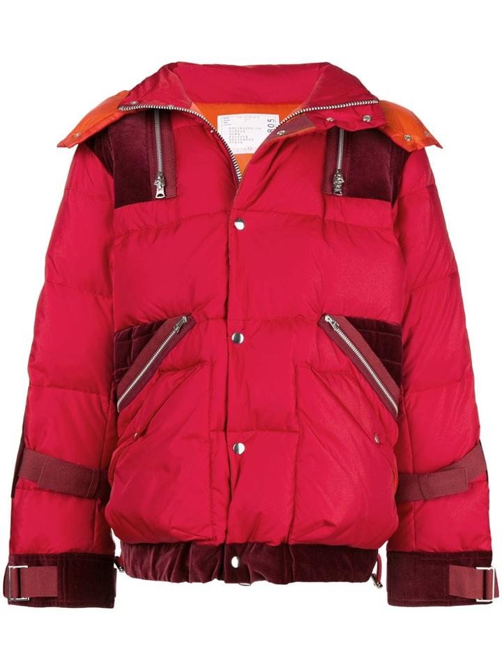 Sacai Padded Jacket - Red