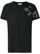 Les Benjamins Drawing Print T-shirt - Black